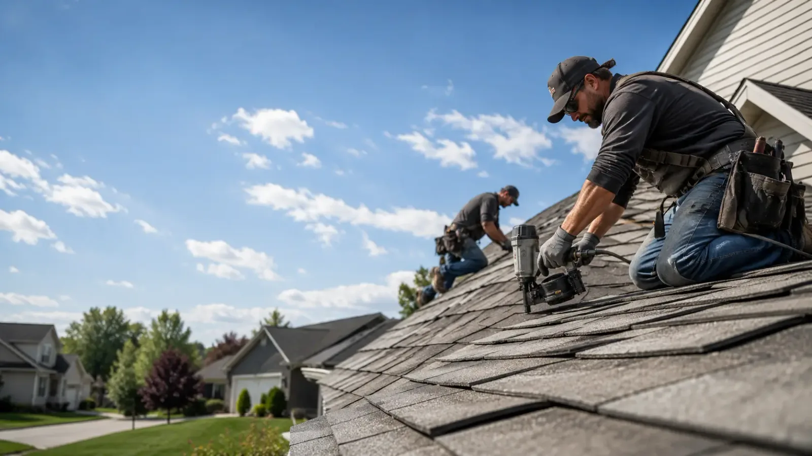 Storm Damage Roof Repair in Gas, KS near me